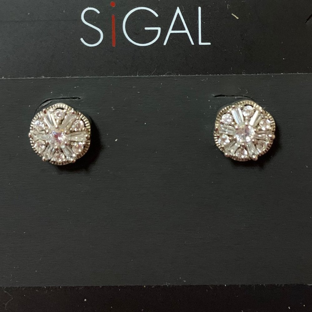 Sigal Sterling Silver Stud Earrings